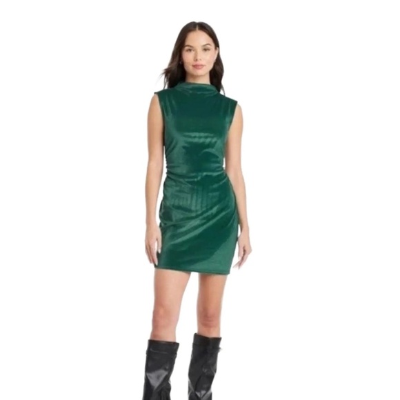 a new day Dresses & Skirts - NWT a new day Green Velvet Dress
